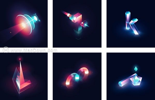 PS示例教程：如何用Photoshop打磨质感水晶风格图标
