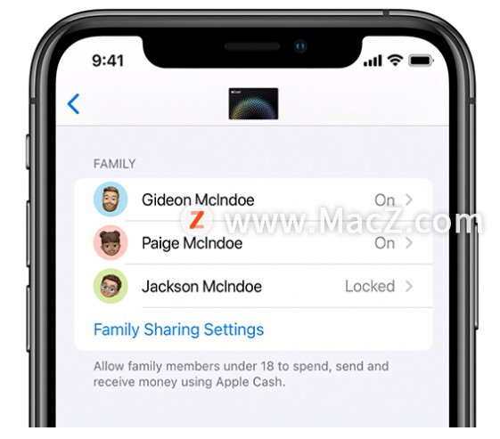 如何为儿童和青少年设置 Apple Cash Family？”