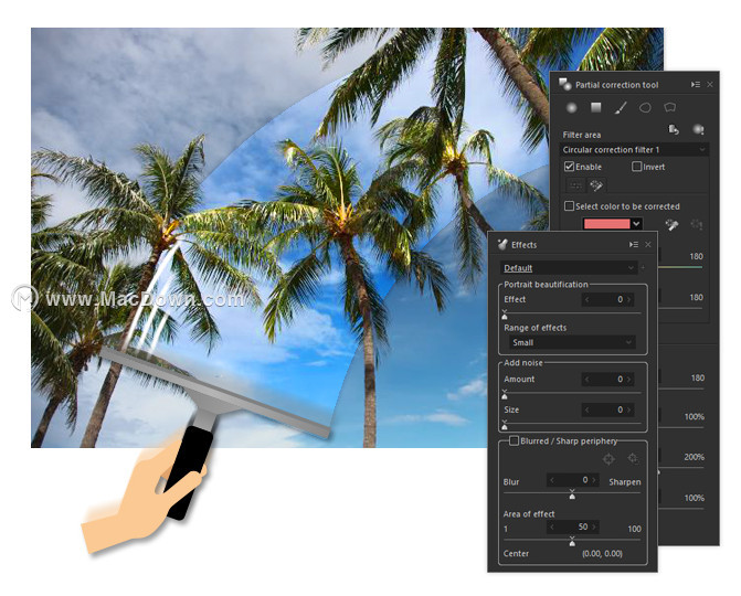 SILKYPIX Developer Studio 9E for Mac中Dodge / Color Burn怎么调整？”