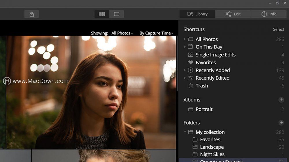Luminar 4 for mac如何使用快捷方式查找照片