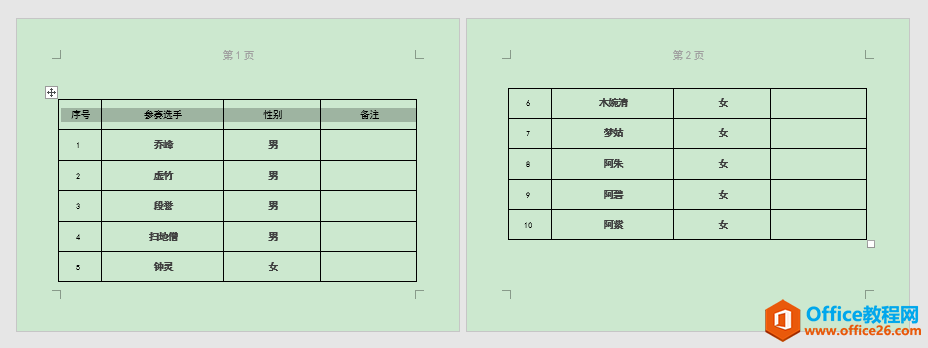 word 表格设置＂重复标题行＂后没反应怎么办？”