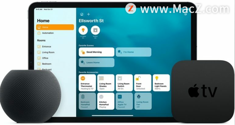 如何将 HomePod、HomePod mini、Apple TV 或 iPad 设置为家居中枢？”