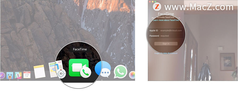 如何在 Mac 上设置 FaceTime？”