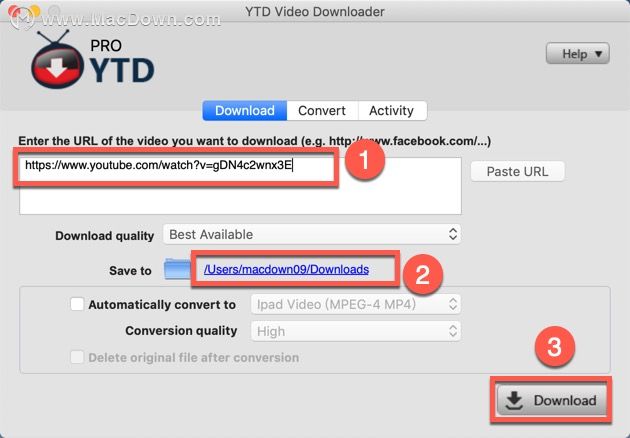 YTD怎么下载视频？YTD Video Downloader PRO使用教程”