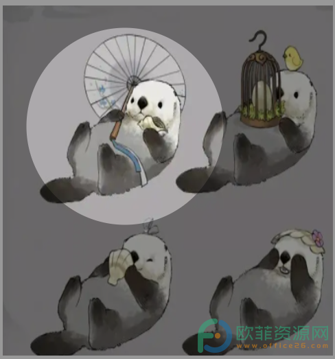 WPS PPT幻灯片播放页面使用聚光灯效果的方法”