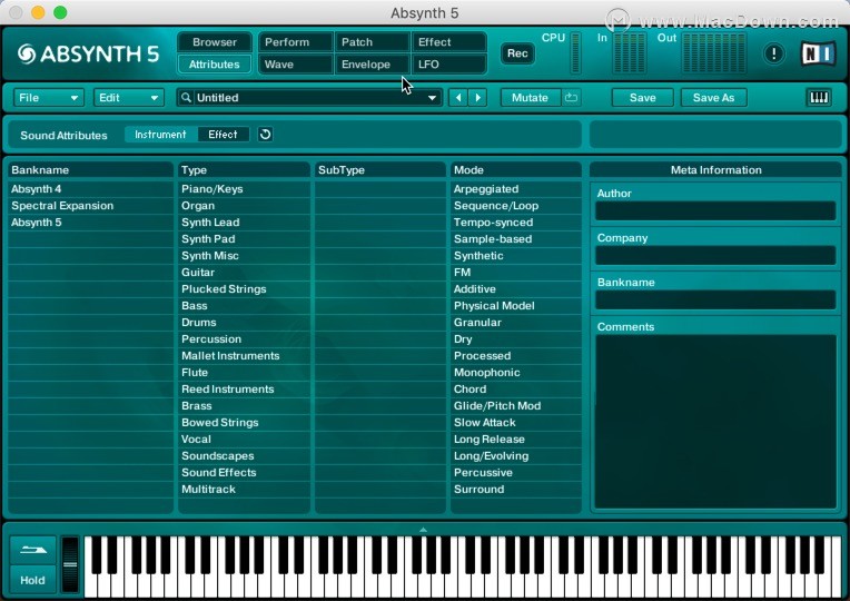 Absynth 5和ROUNDS比较