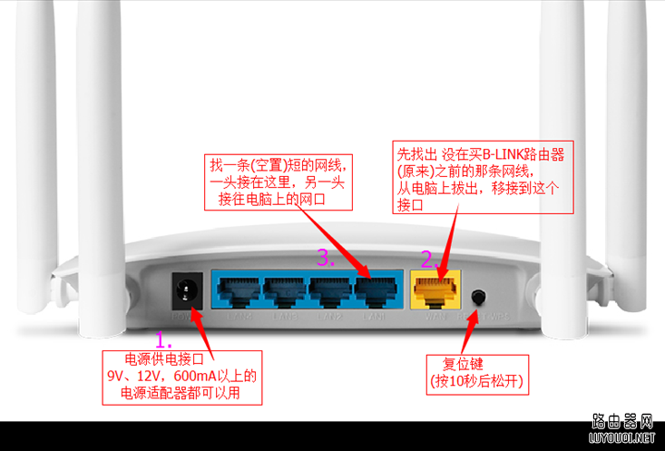 B-LINK路由器如何登录设置上网”