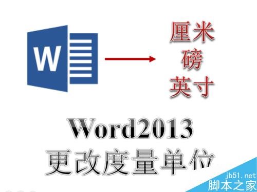Word2013怎么更改默认度量单位为厘米 磅?”