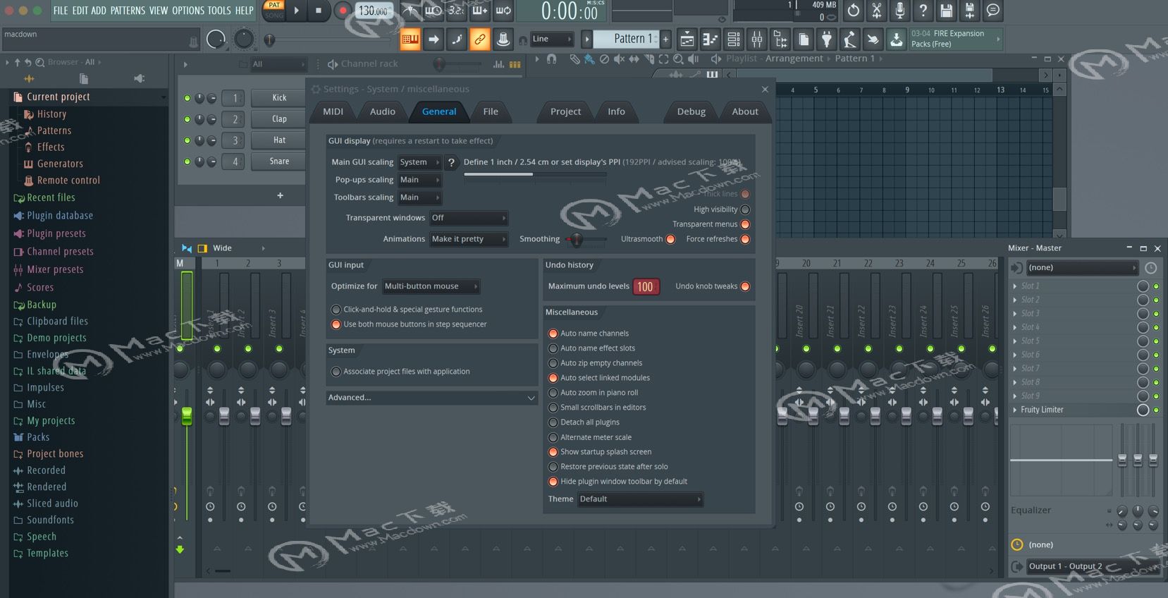 FL Studio是如何进行排列编曲的，水果音乐 for mac使用技巧”