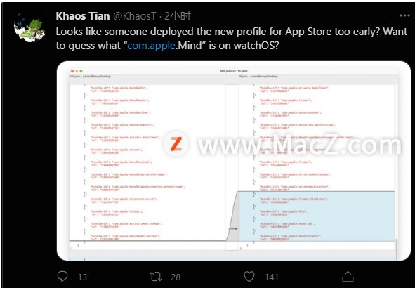 WWDC 在即，苹果 App Store 曝光 Mind：与 watchOS 8 有关”