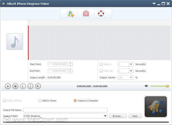 如何使iPhone铃声长于40秒？Xilisoft iPhone Ringtone Maker使用教程”