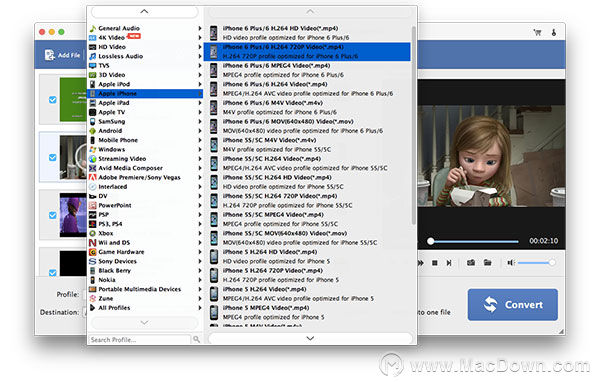 使用AnyMP4 Mac Video Enhancement如何对视频进行转换
