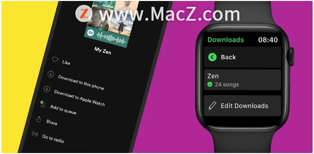 Spotify 宣布支持在苹果 Apple Watch 端离线下载音乐、播客”