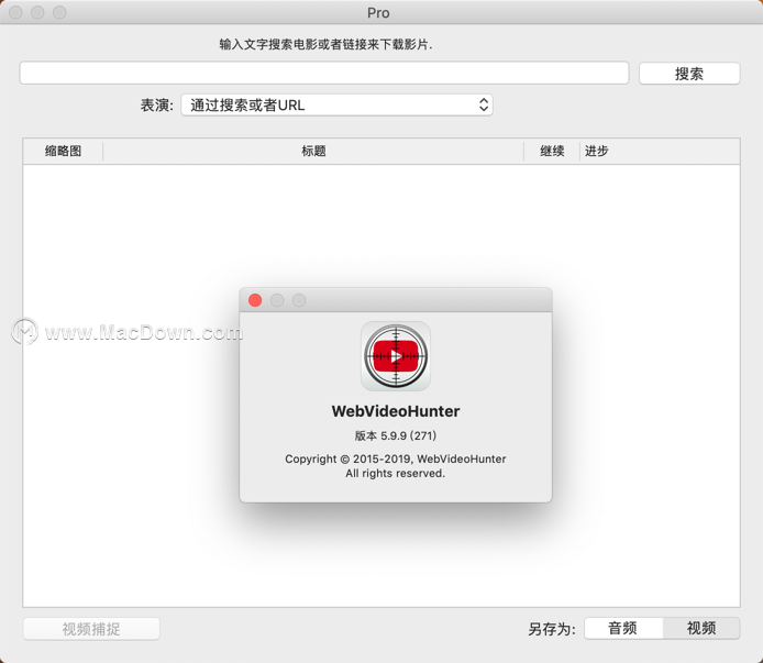 网络视频下载工具WebVideoHunter pro有哪些功能特点？