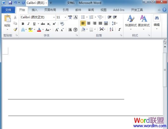 如何删除Word2007/2010文档中的线条”