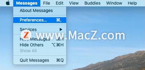 如何在Mac上注销iMessage？”