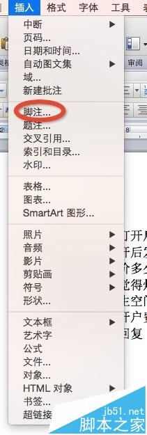 Mac版word怎么添加脚注和尾注?”