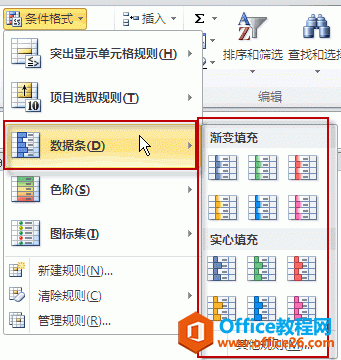 excel 数据条的功能和如何使用excel数据条