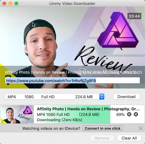 如何从youtube下载视频?使用Ummy Video Downloader for Mac只需复制地址就可一键下载