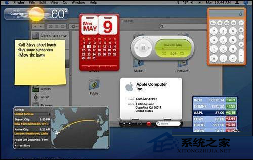 Mac下如何使用Dashboard中的应用程序