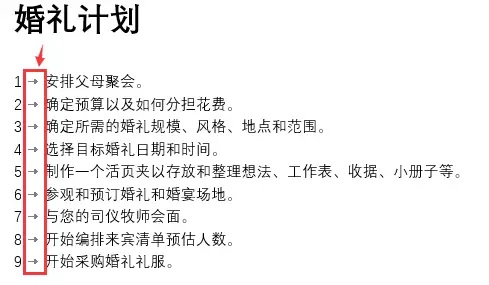 word 中编号与正文之间过大的间隔距离恼火不已，不要上火，今天我将为大家一一分解”