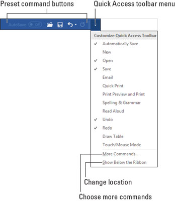 如何自定义Microsoft Word 2019快速访问工具栏？”