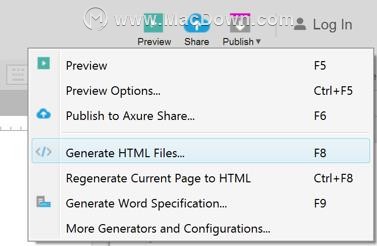 Axure RP 9汉化教程——Axure RP 9如何查看和共享HTML？