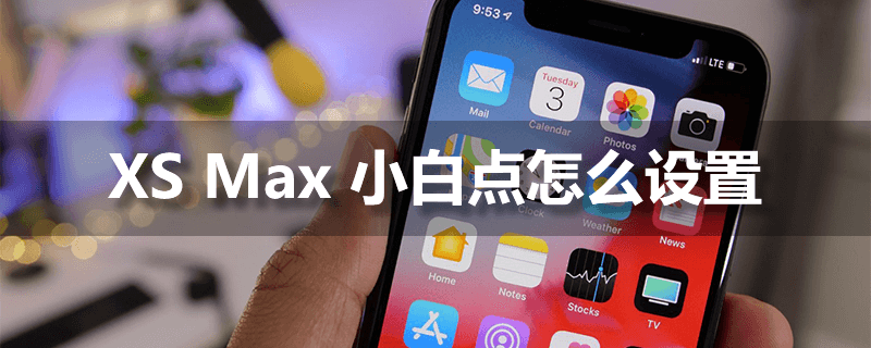 xsmax小白点怎么设置