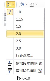 word行距、段间距和项目符号详解”