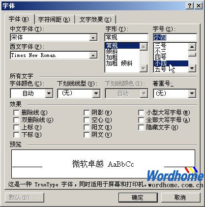 在Word”