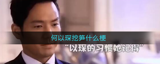 何以琛挖笋梗是什么?何以琛挖笋梗含义介绍”