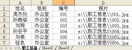 Word邮件合并实例：批量制作有照片的工作证”