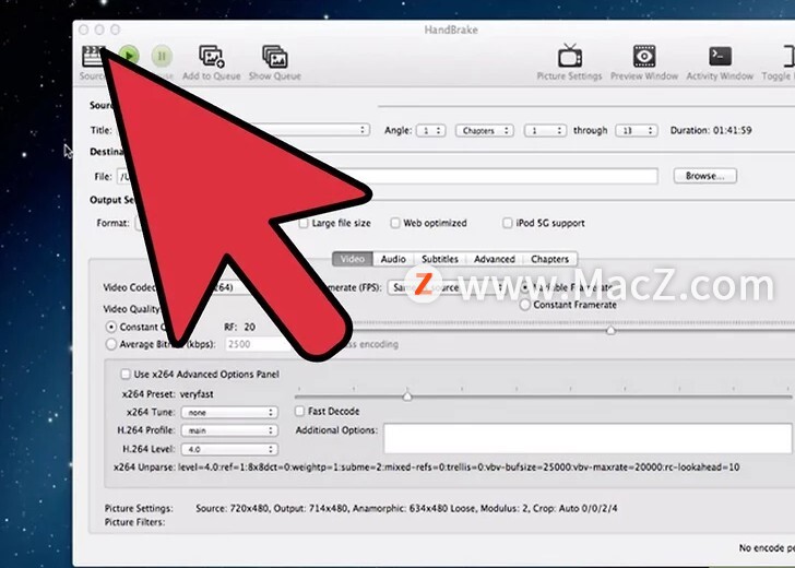 如何在 Mac 上使用 HandBrake 为视频文件转码？”