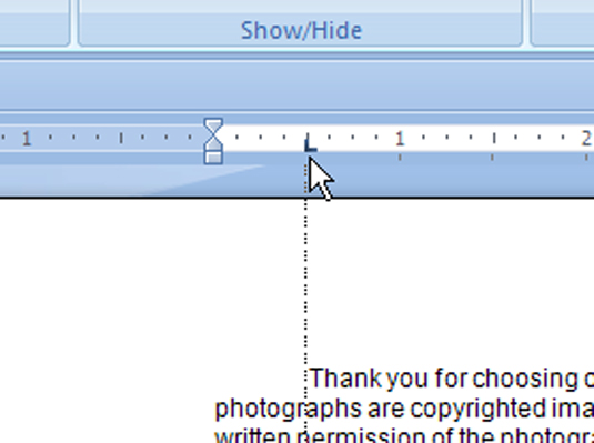 Word 2007怎么设置制表位？”