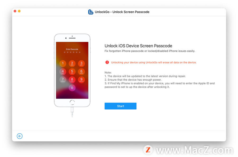 如何使用iToolab UnlockGo在iPhone或iPad上解锁屏幕密码？