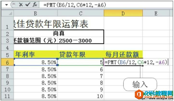 pmt函数的使用方法及实例”
