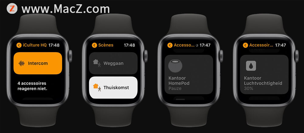 家庭应用程序如何在 Apple Watch 上运行?”