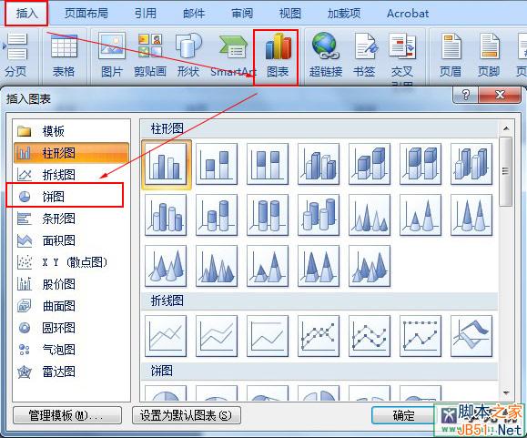 怎样在word中绘制扇形统计图”