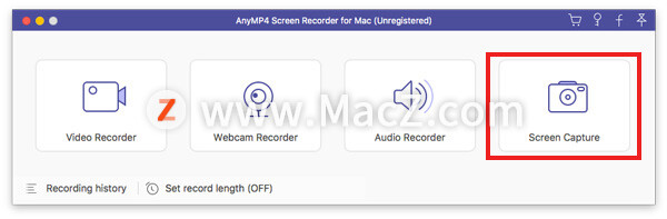 如何使用AnyMP4 Screen Recorder在Mac上进行屏幕截图？