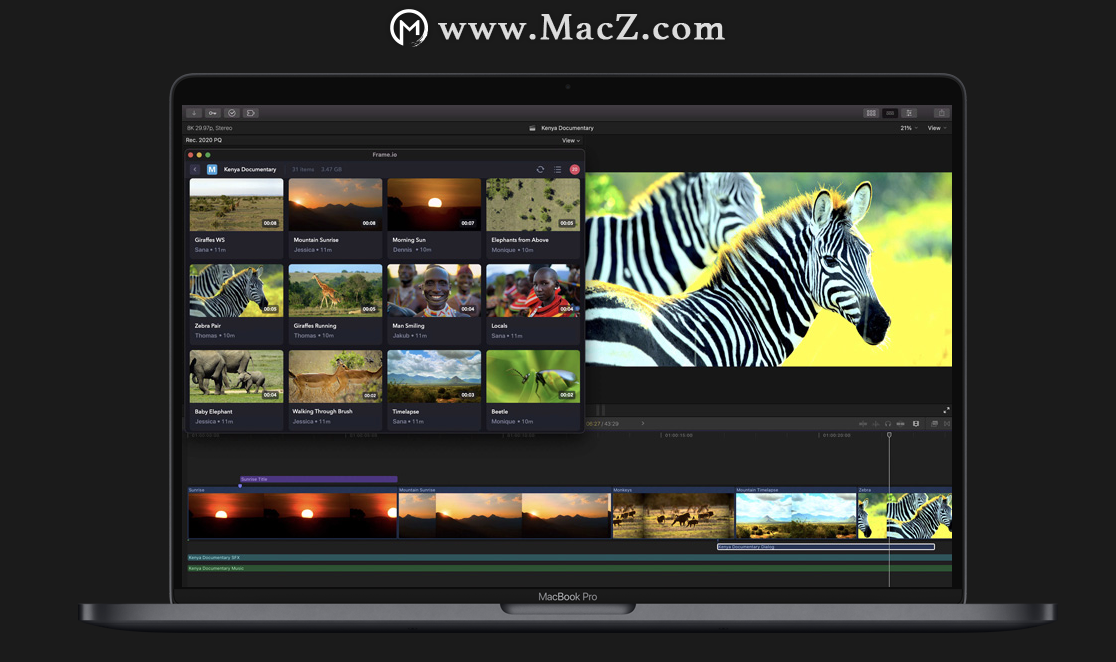 适配M1芯片的Mac电脑Final Cut Pro更新版本10.5”