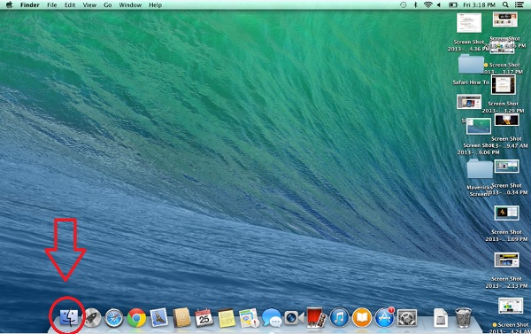 Mac OS X Mavericks的Finder打开不同标签的操作步骤”