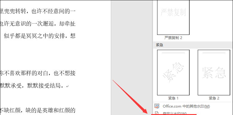 wps office水印怎么删除？”