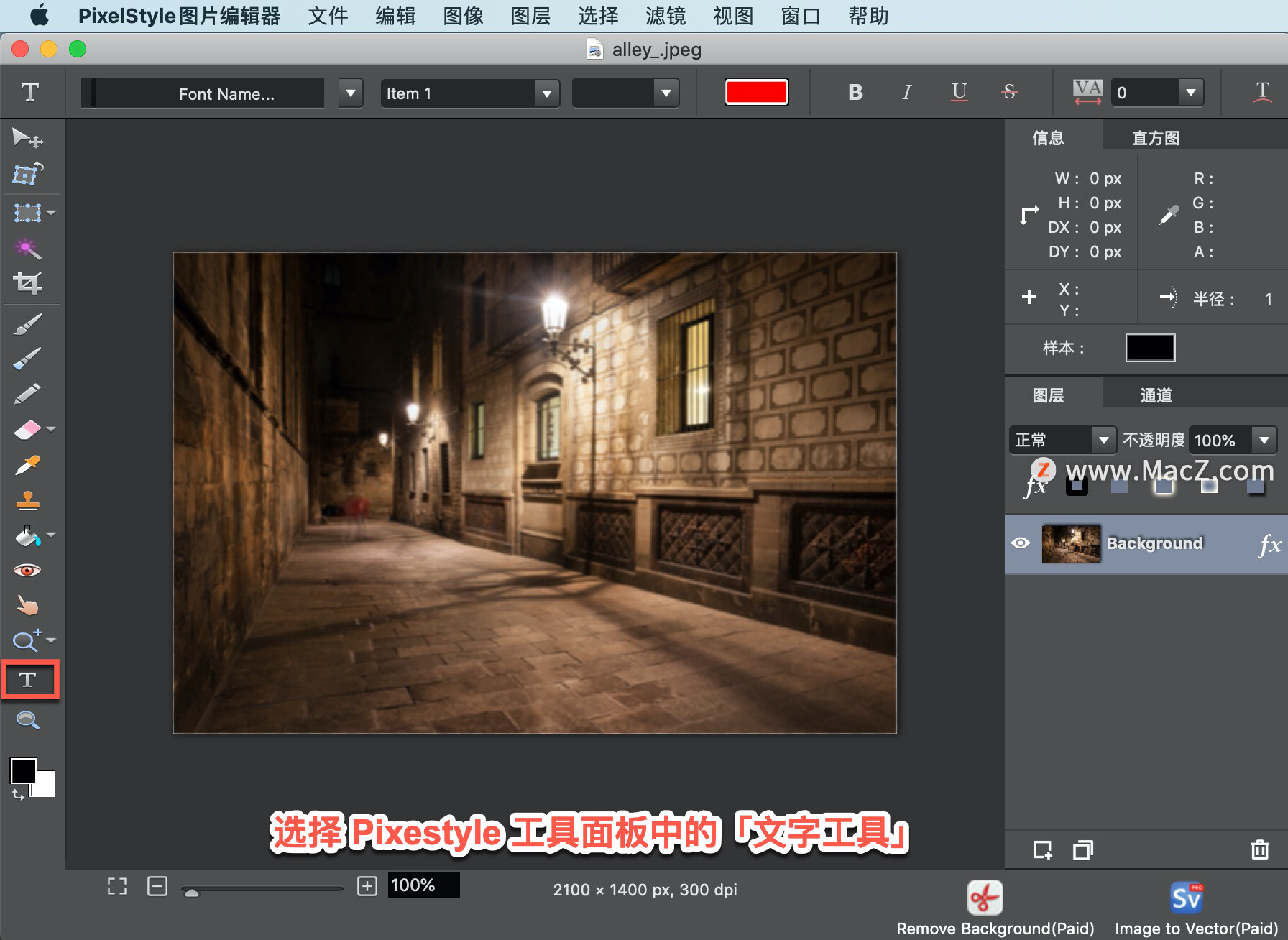 PixelStyle 教程「4」，如何在 PixelStyle 中添加文本？”