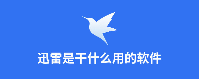 迅雷是干什么用的软件