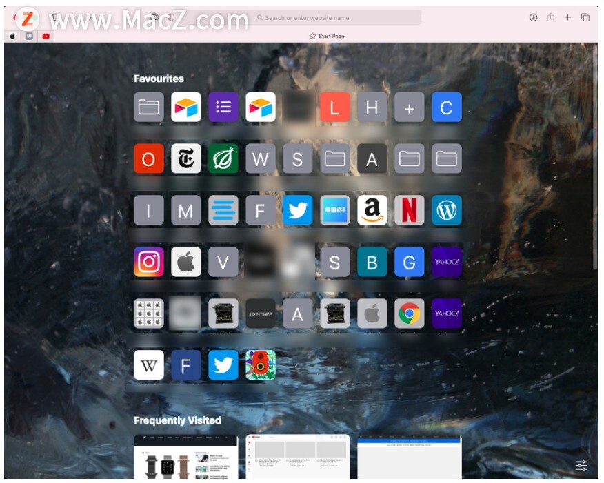 如何在 macOS Big Sur 中使用Safari 起始页？”
