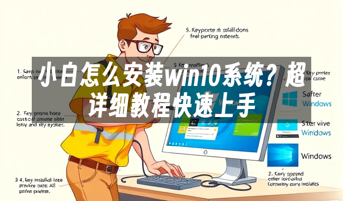 小白怎么安装win10系统？超详细教程快速上手