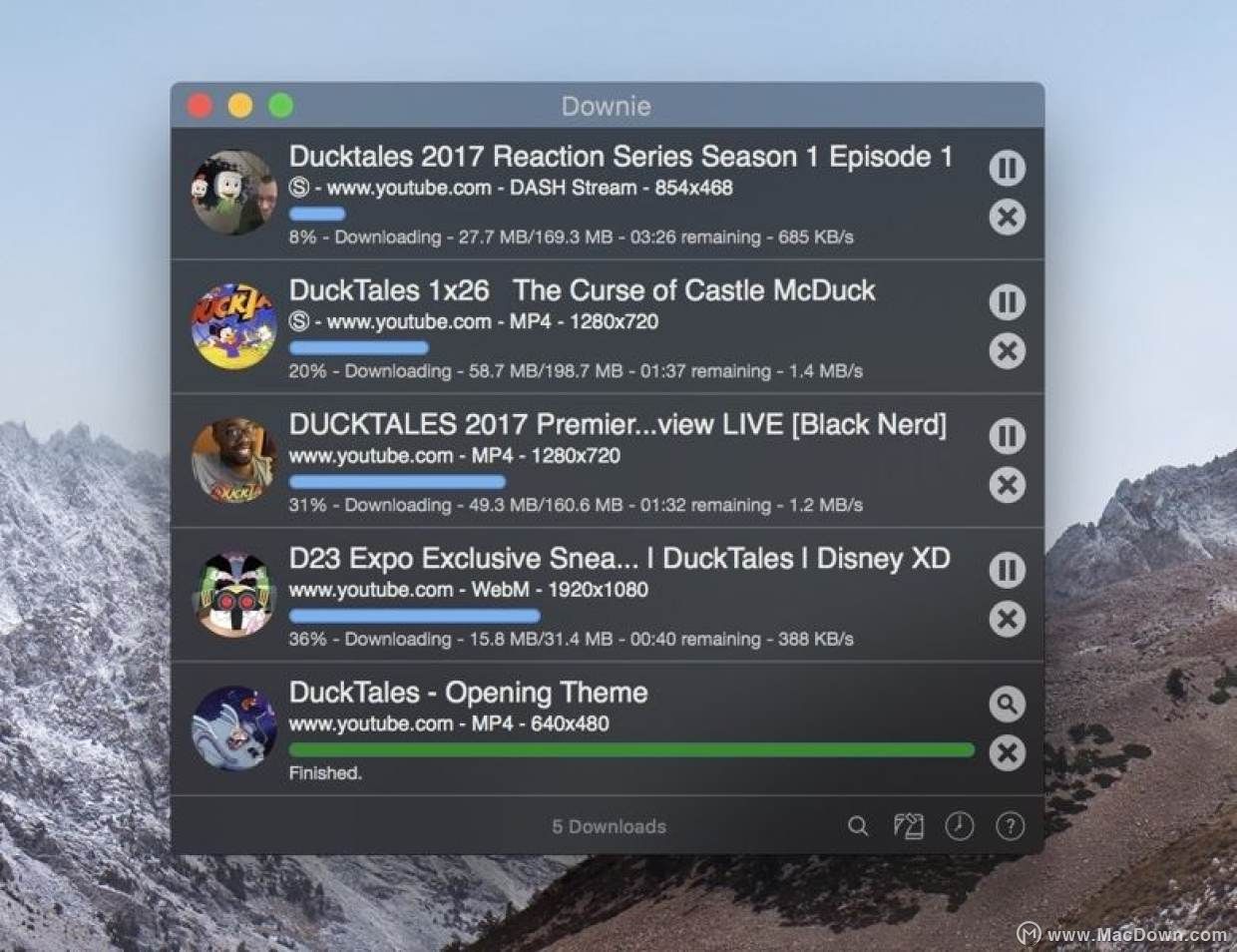 简易靠谱的视频下载工具——Downie for mac”