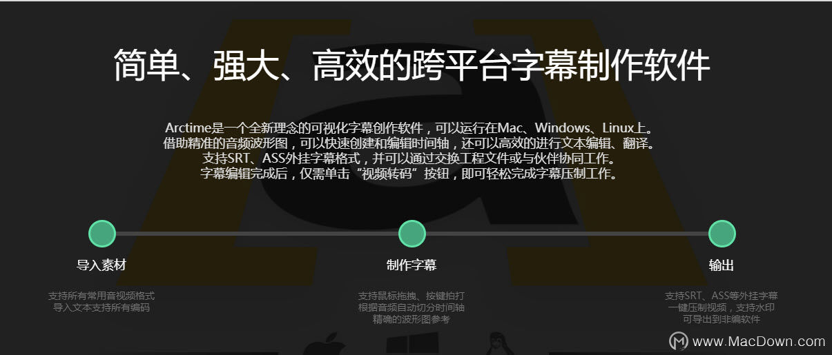 Mac软件：批量制作字幕 ，一键生成工具”