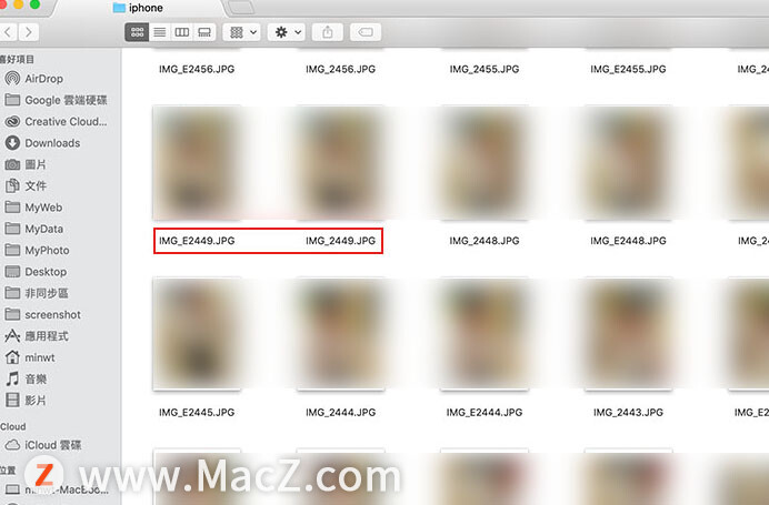 如何使用 AirDrop 将 MAC 中的照片整理好，并上传到 iPhone 的相册中？”