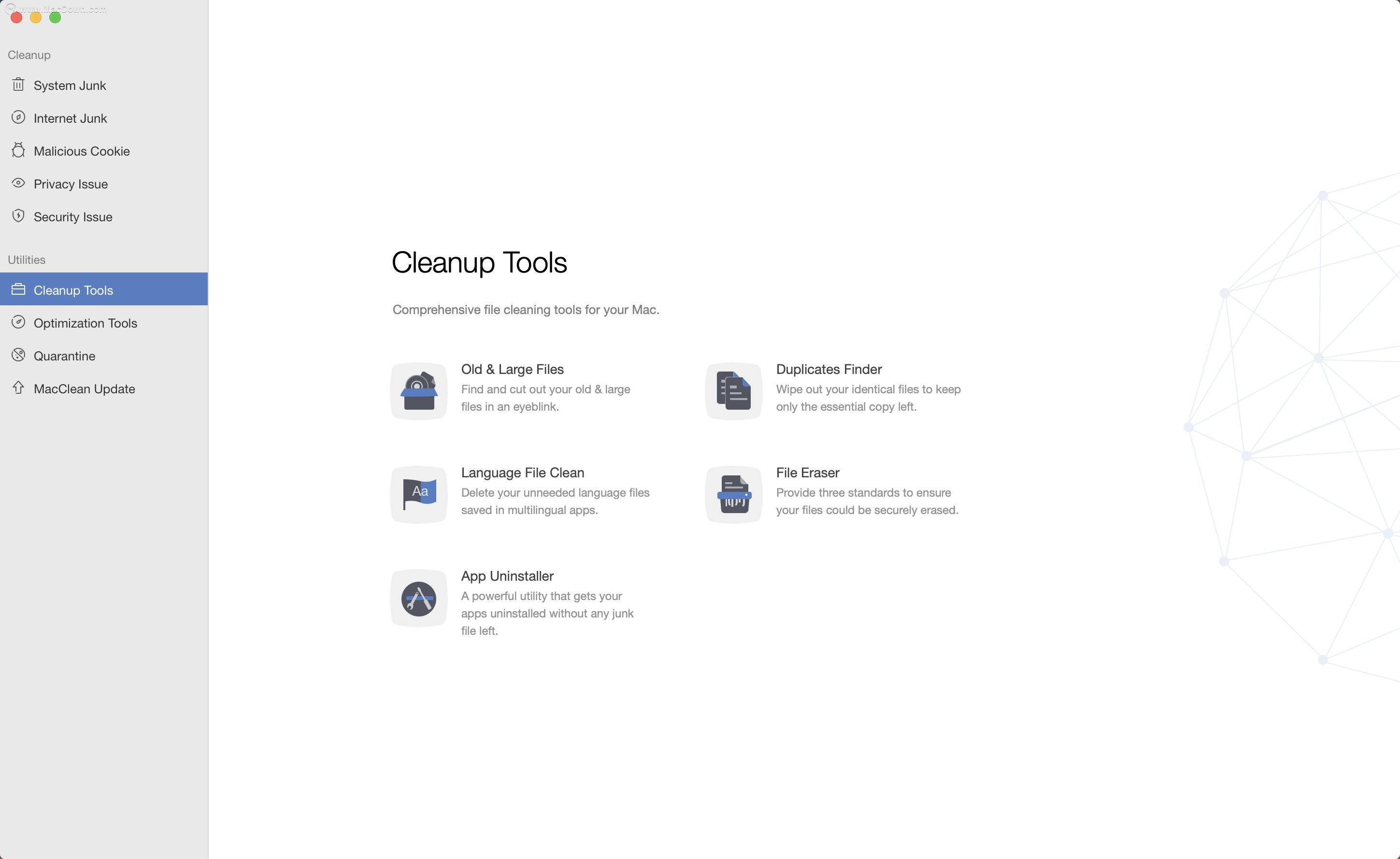 使用MacClean清理系统垃圾的图文教程”